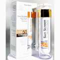 Frezzyderm Sun Screen Velvet Color SPF 50+ textura aterciopelada acabado mate, cobertura discreta adaptable a todos los tonos, resistente al agua.